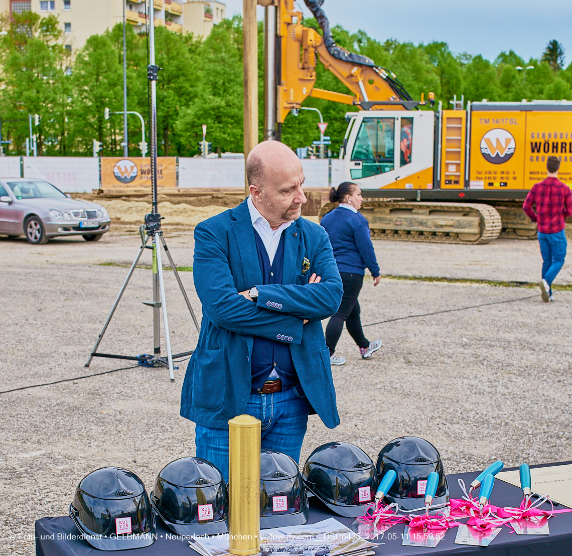 11. Mai 2017 - Grundsteinlegung für die LOGE und dem Kulturquadrat in Neuperlach